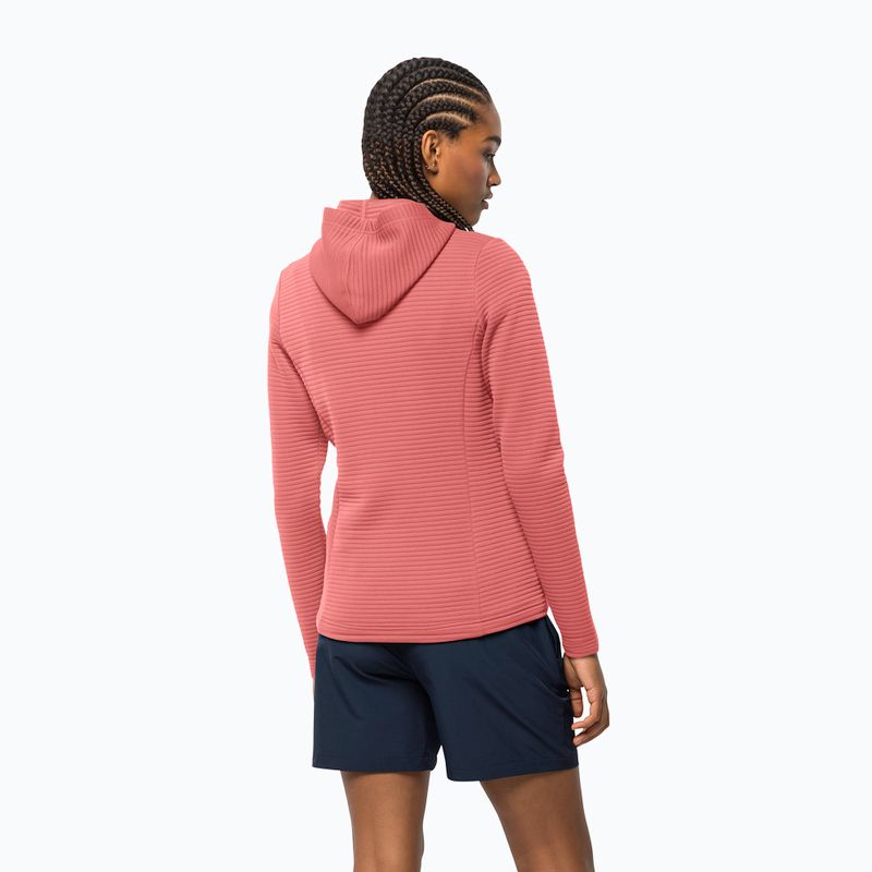 Damen-Trekkingjacke Jack Wolfskin Modesto Hooded rosa 1706254 2