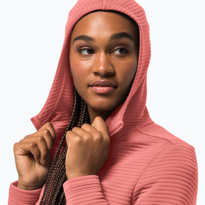 Damen-Trekkingjacke Jack Wolfskin Modesto Hooded rosa 1706254 3