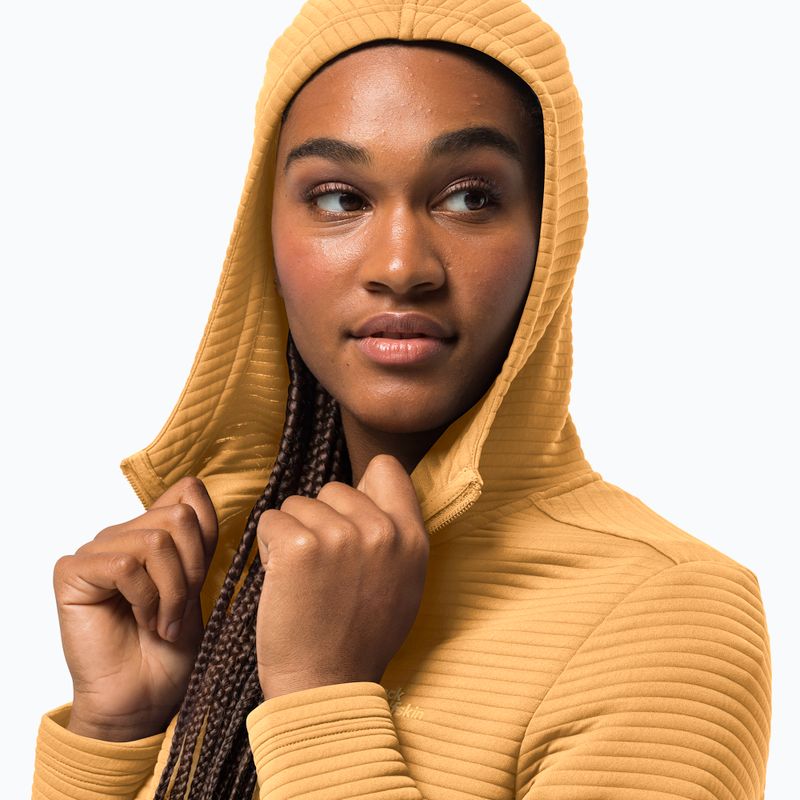 Damen-Trekkingjacke Jack Wolfskin Modesto Hooded gelb 1706254 3