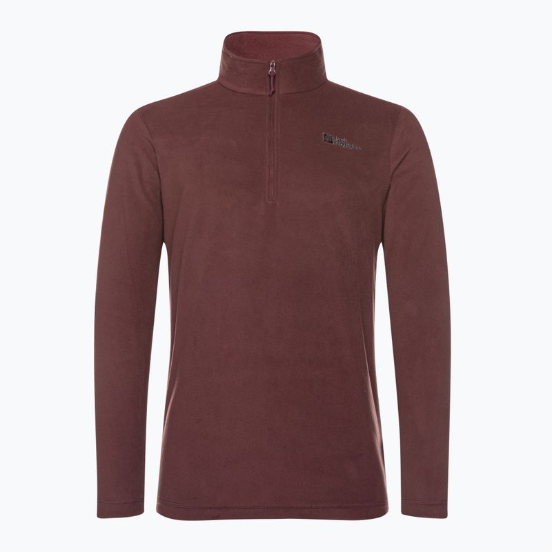 Jack Wolfskin Herren-Trekking-Sweatshirt Taunus HZ kastanienbraun 1709522 4