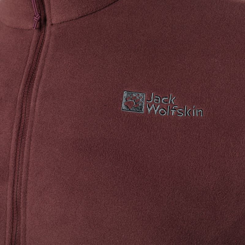 Jack Wolfskin Herren-Trekking-Sweatshirt Taunus HZ kastanienbraun 1709522 6