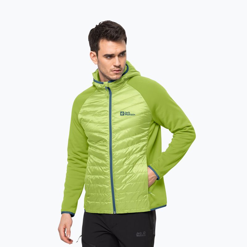 Jack Wolfskin Herren Routeburn Pro Hybrid Jacke grün 1710511