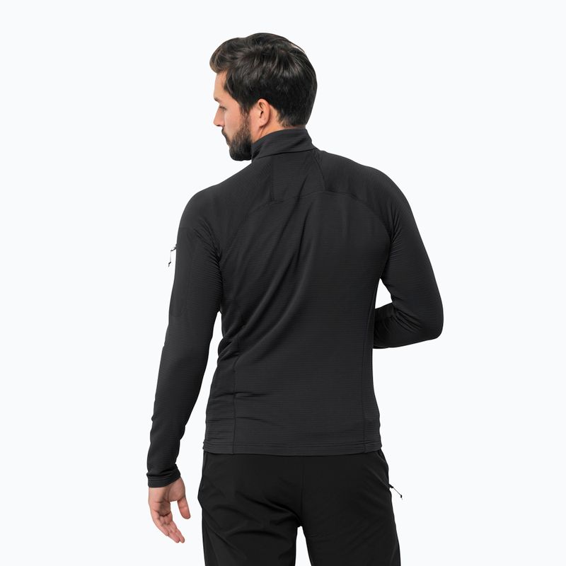 Jack Wolfskin Herren-Trekkingjacke Prelight FZ Schwarz 1711001 2