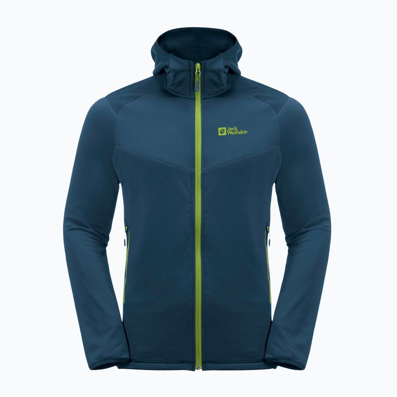 Herren-Trekkingjacke Jack Wolfskin Kolbenberg Hooded FZ navy blau 1711011 5