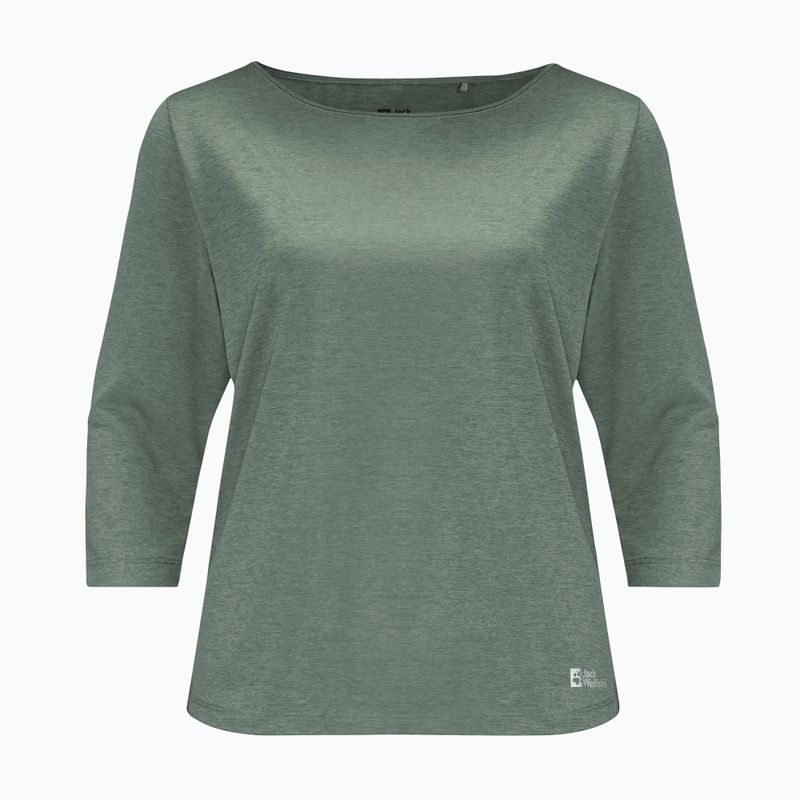 Jack Wolfskin Damen-Trekking-T-Shirt Jwp 3/4 grün 1806655