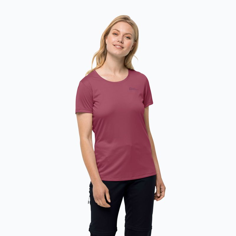 Jack Wolfskin Damen Trekking T-shirt Tech rot 1807122