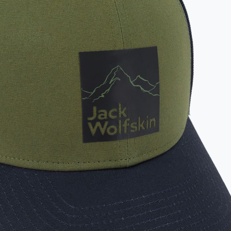 Jack Wolfskin Brand Baseballkappe grün 1911241 5