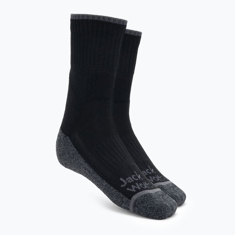 Jack Wolfskin Trek Func CL C Trekkingsocken schwarz