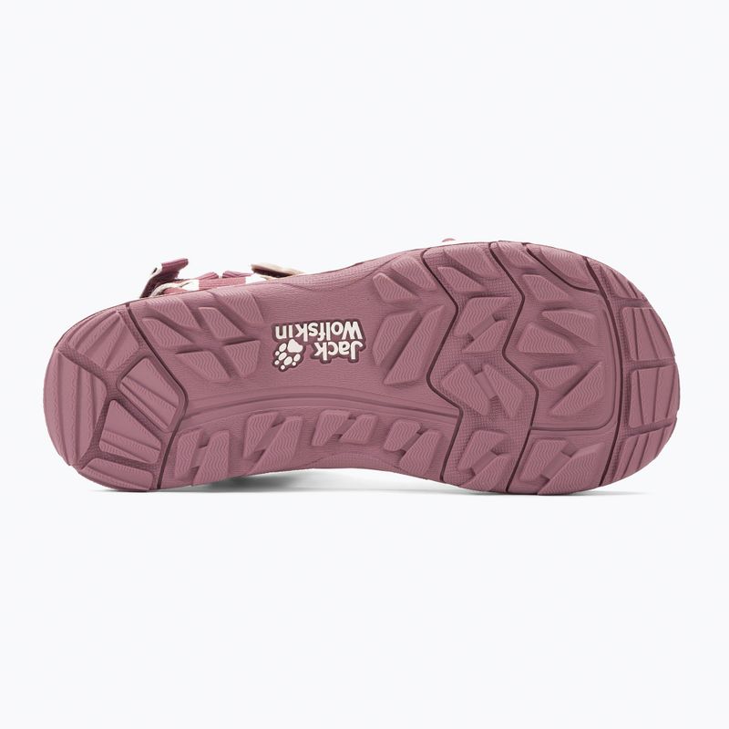 Jack Wolfskin Seven Seas 3 rosa Kinder-Trekking-Sandalen 4040061 5