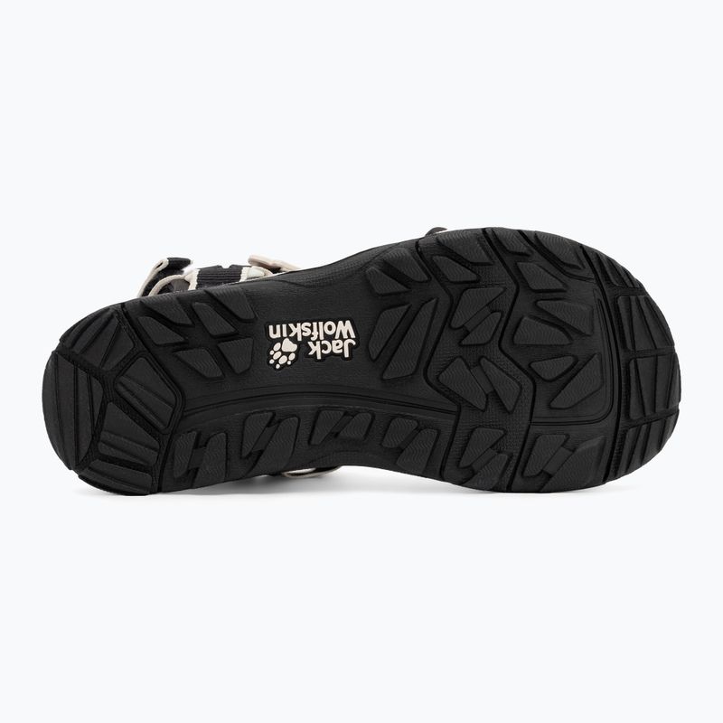 Jack Wolfskin Kindersandalen Seven Seas 3 schwarz 4