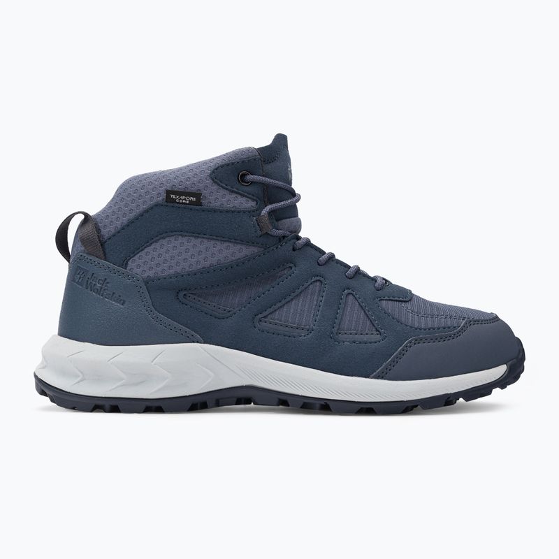 Jack Wolfskin Damen-Trekking-Stiefel Woodland 2 Texapore Mid navy blau 4051331 2