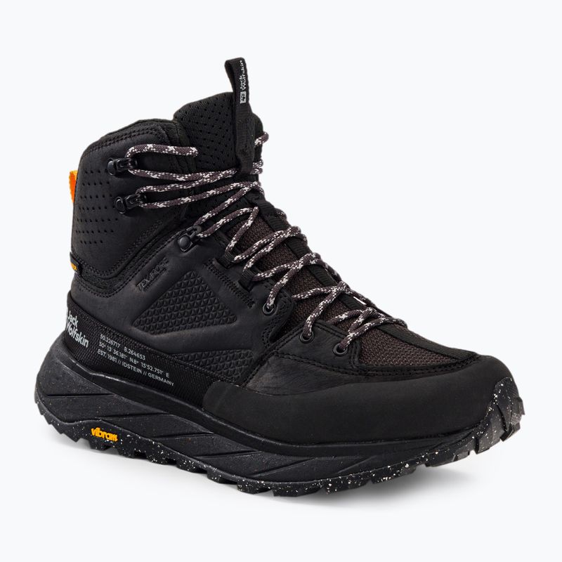 Jack Wolfskin Herren Terraquest Texapore Mid Trekkingstiefel schwarz 4056381_6000_110