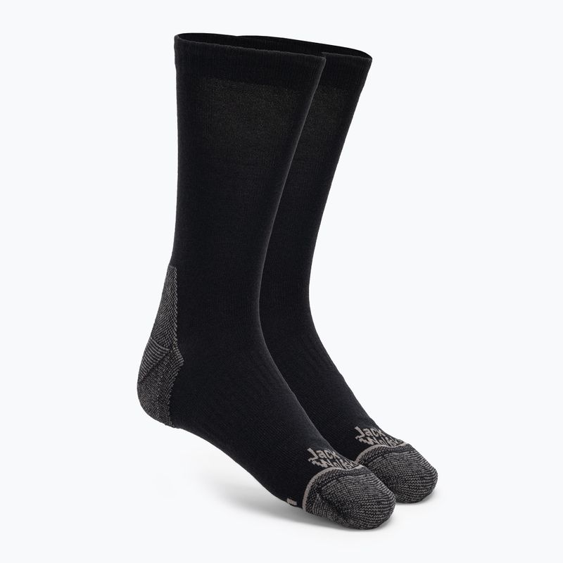 Jack Wolfskin Urban Merino CL C Trekkingsocken schwarz