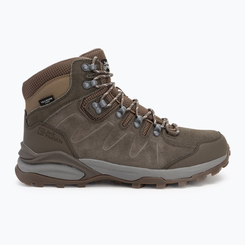 Jack Wolfskin Refugio Texapore Mid kalter Kaffee Herren-Trekkingstiefel 2