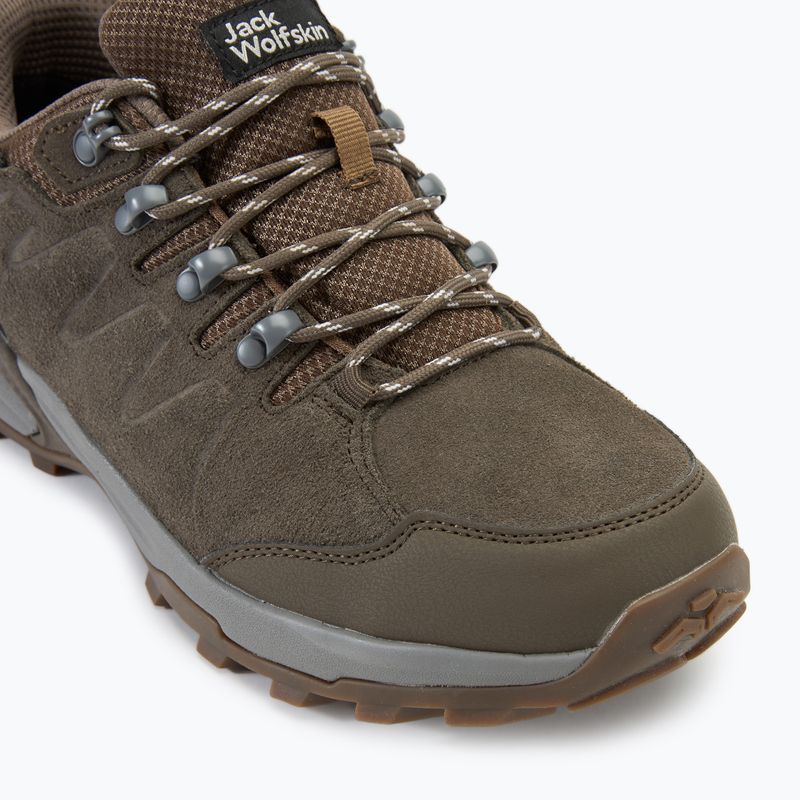 Jack Wolfskin Refugio Texapore Low Herren-Trekkingstiefel kalter Kaffee 7