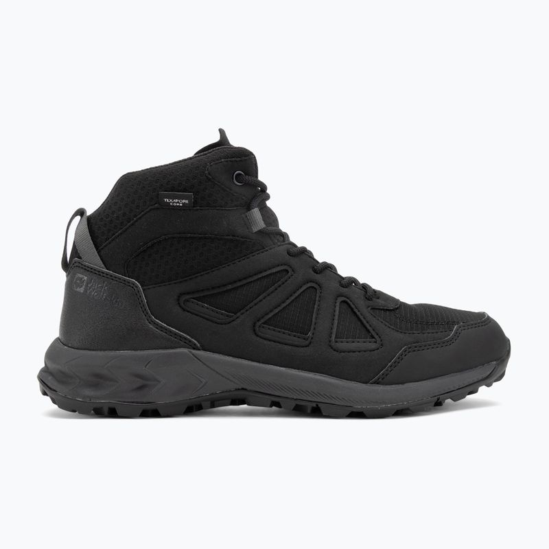 Trekkingschuhe Herren Jack Wolfskin Woodland 2 Texapore Mid black 2