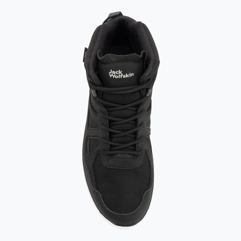Trekkingschuhe Herren Jack Wolfskin Woodland 2 Texapore Mid black 5