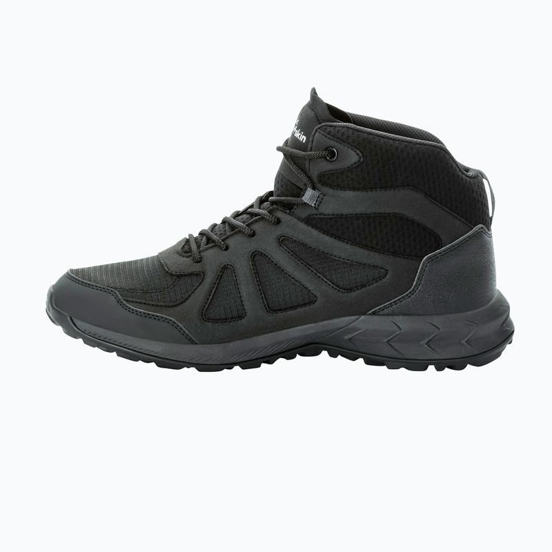 Trekkingschuhe Herren Jack Wolfskin Woodland 2 Texapore Mid black 11