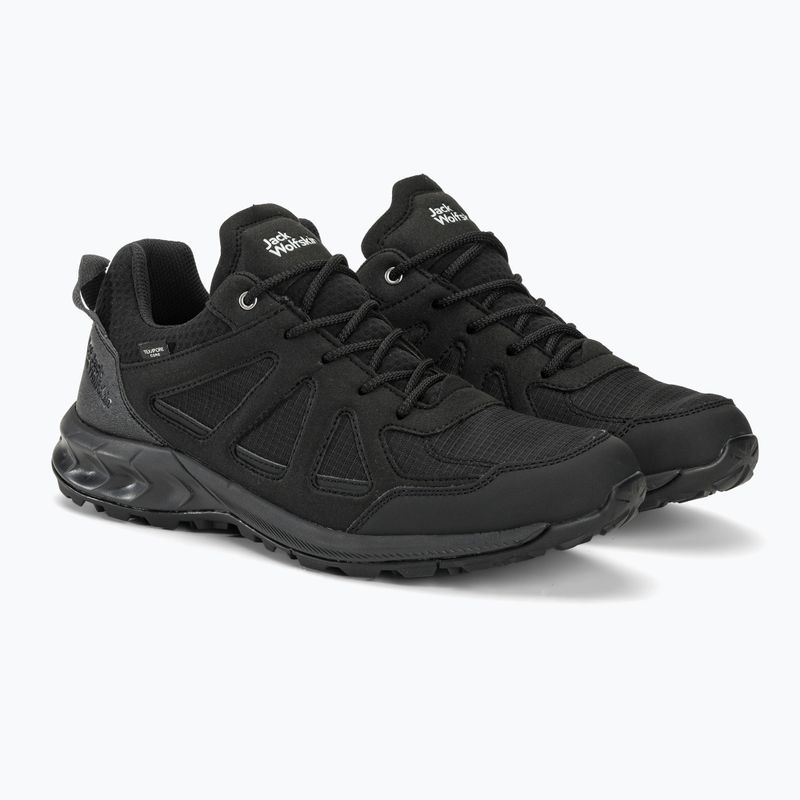 Jack Wolfskin Herren-Trekkingstiefel Woodland 2 Texapore Low schwarz 4