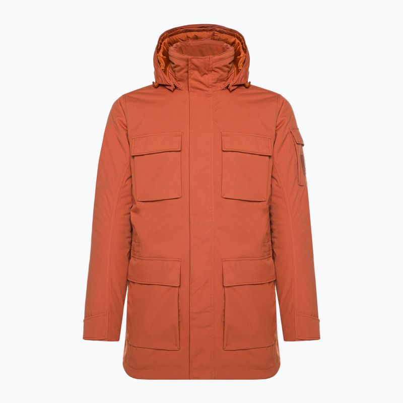Herren Winterjacke Jack Wolfskin Glacier Canyon Parka karminrot 9