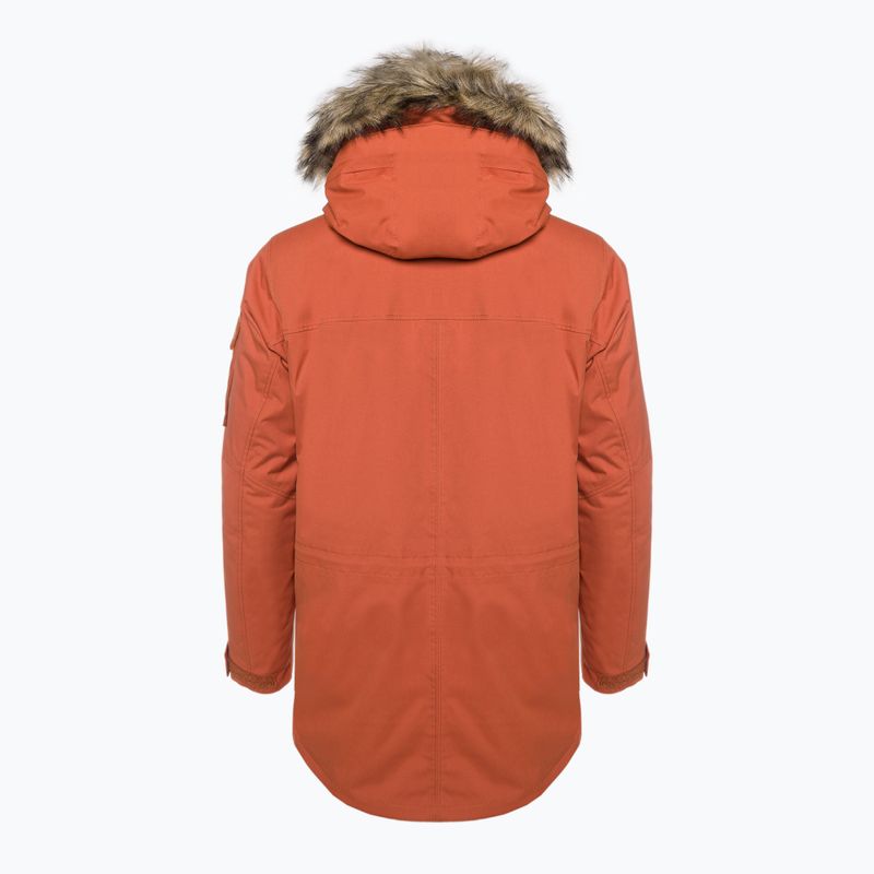 Herren Winterjacke Jack Wolfskin Glacier Canyon Parka karminrot 10