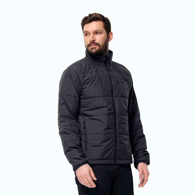 Jack Wolfskin Herren Regenjacke Romberg 3in1 karminrot 3