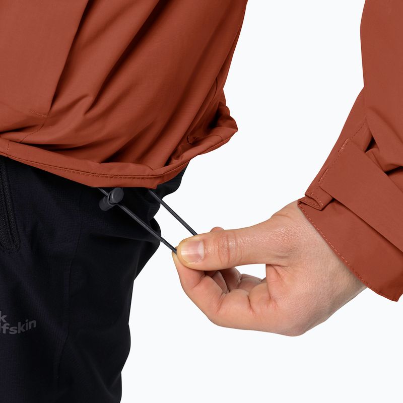 Jack Wolfskin Herren Regenjacke Romberg 3in1 karminrot 7