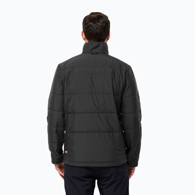 Jack Wolfskin Herren Jasper 3in1 Regenjacke schwarz oliv 4