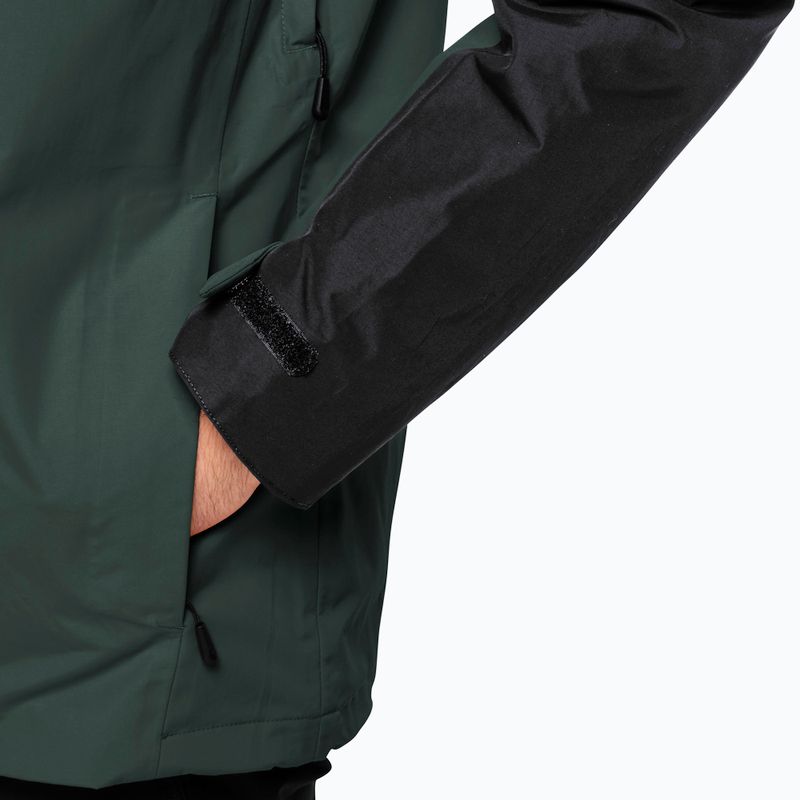 Jack Wolfskin Herren Jasper 3in1 Regenjacke schwarz oliv 7