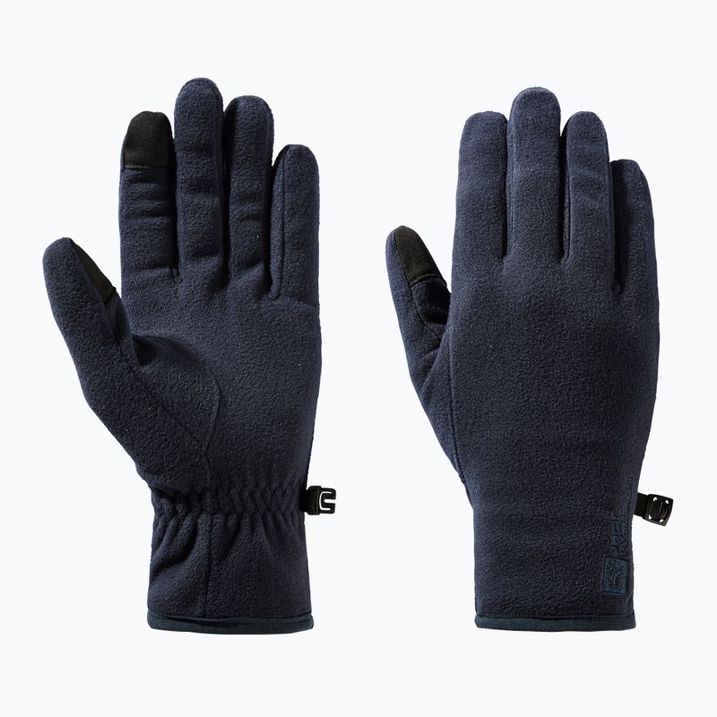 Jack Wolfskin Real Stuff nachtblaue Trekking-Handschuhe