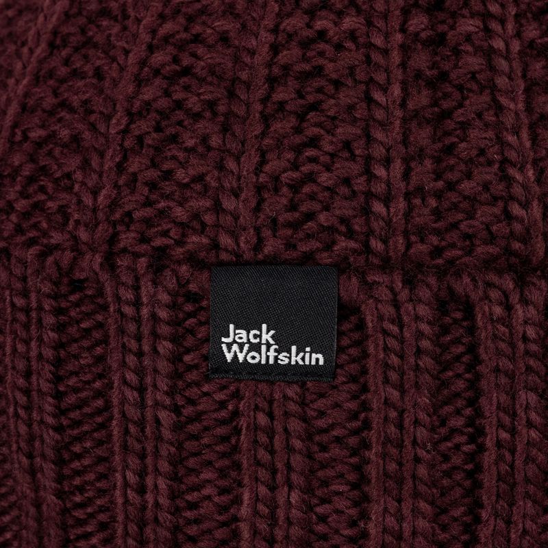 Damen Wintermütze Jack Wolfskin Highloft Knit Beanie Boysenberry 4