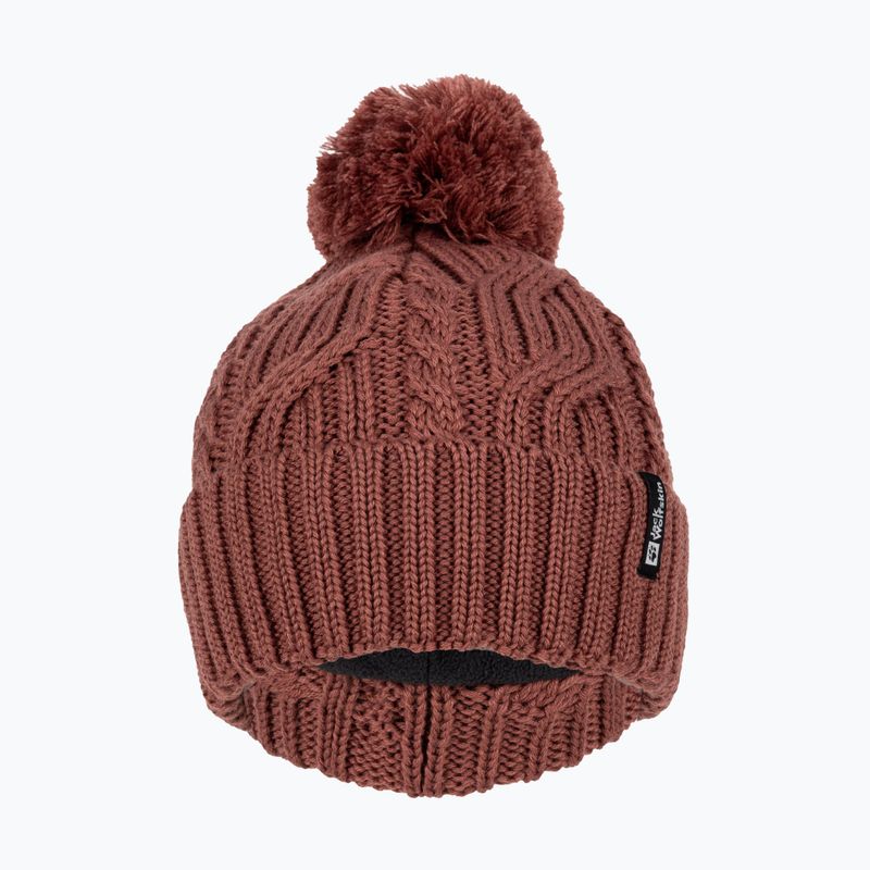 Jack Wolfskin Pompom Beanie Apfelbutter Wintermütze 2