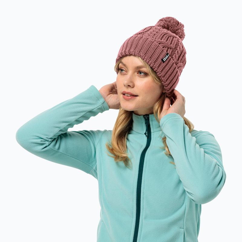 Jack Wolfskin Pompom Beanie Apfelbutter Wintermütze 7