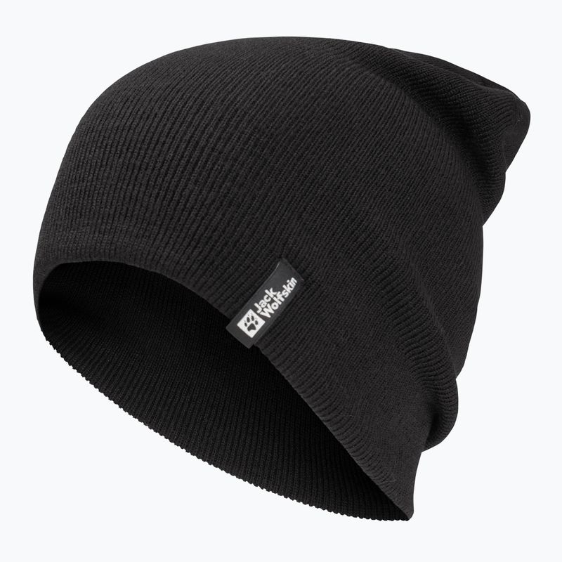 Jack Wolfskin Rib Wintermütze schwarz 2