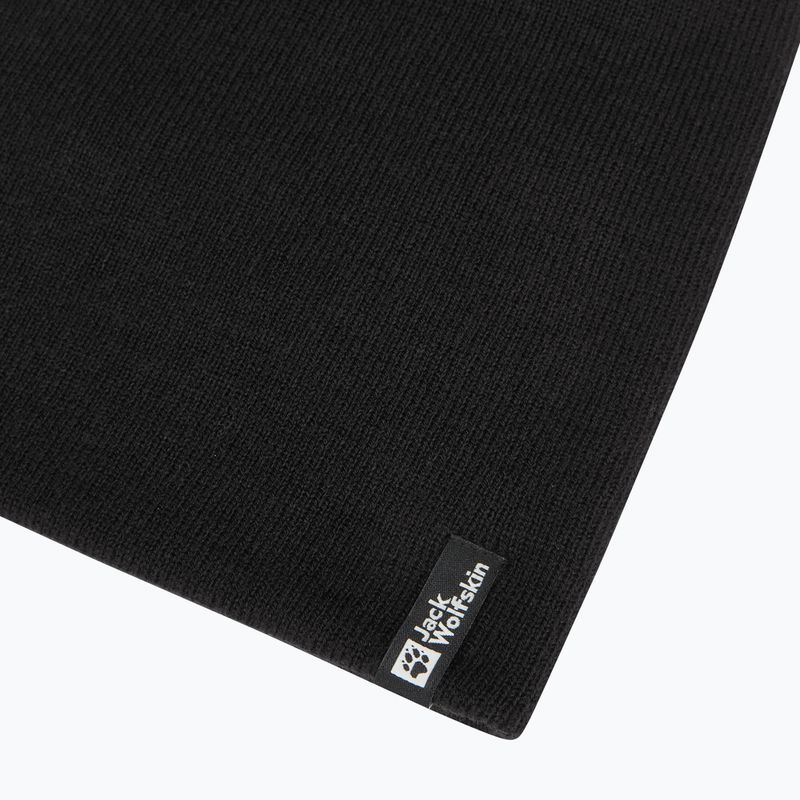 Jack Wolfskin Rib Wintermütze schwarz 4