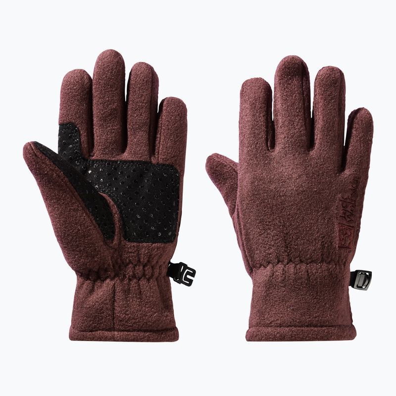 Jack Wolfskin Fleece Handschuh Boysenbeere Trekking Handschuhe