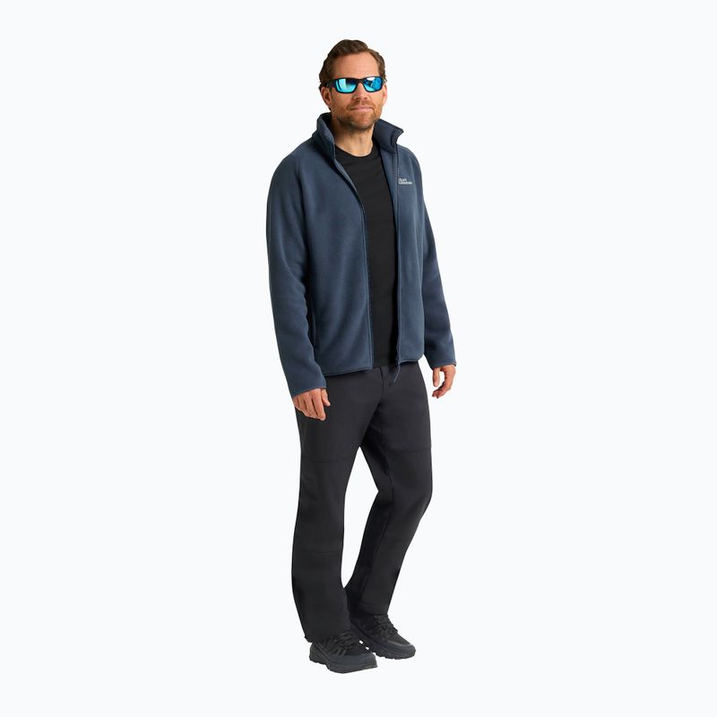 Herren-Thermolangarmshirt Jack Wolfskin Sky Thermal schwarz 2