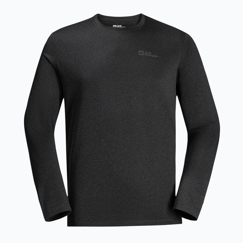 Herren-Thermolangarmshirt Jack Wolfskin Sky Thermal schwarz 5