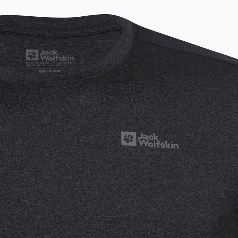 Herren-Thermolangarmshirt Jack Wolfskin Sky Thermal schwarz 7