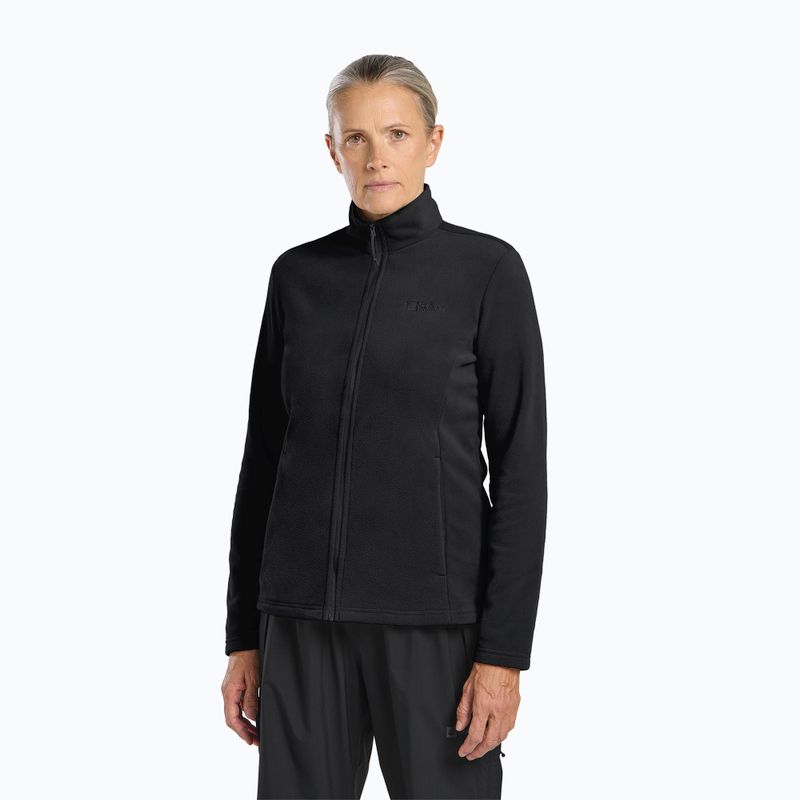 Jack Wolfskin Damen Fleecejacke Taunus Fz schwarz