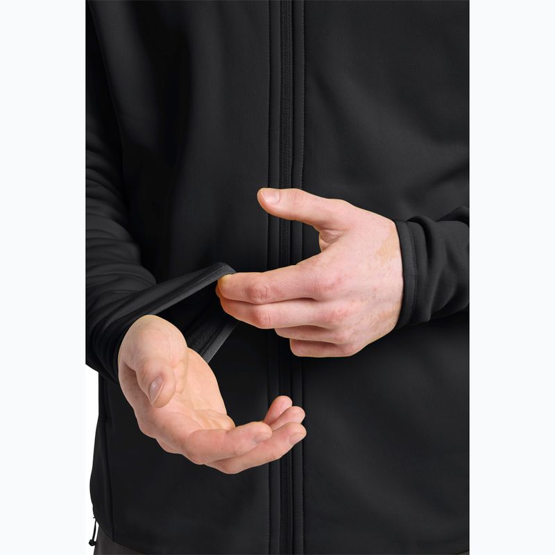 Jack Wolfskin Herren Fleece-Sweatshirt Baiselberg Fz schwarz 6