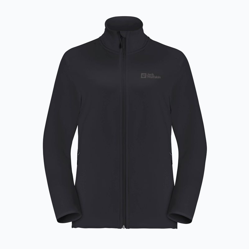 Jack Wolfskin Herren Fleece-Sweatshirt Baiselberg Fz schwarz 7