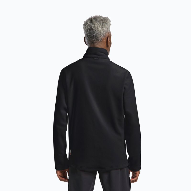Jack Wolfskin Herren Fleecejacke Winterstein Fz schwarz 3
