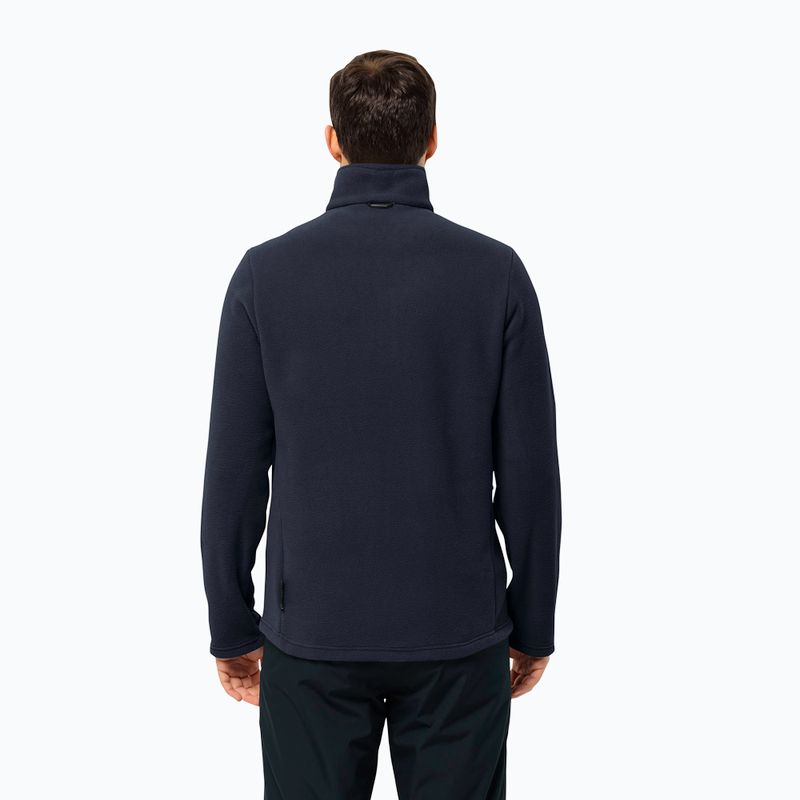 Jack Wolfskin Herren Fleecejacke Winterstein Fz Nachtblau 2