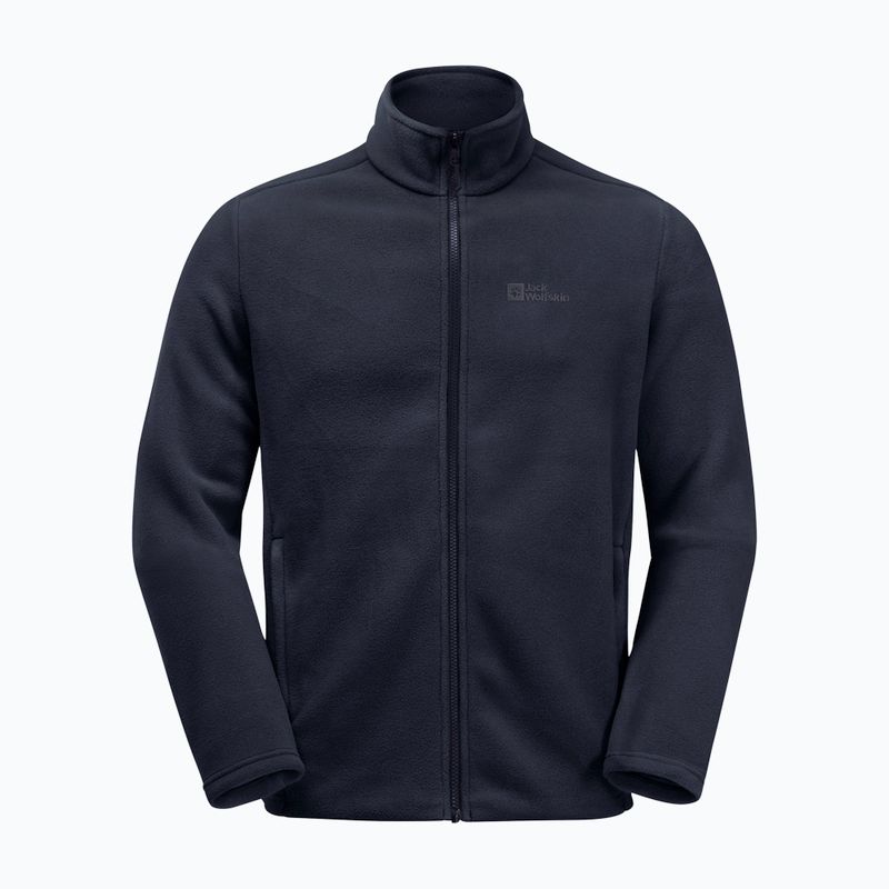 Jack Wolfskin Herren Fleecejacke Winterstein Fz Nachtblau 6