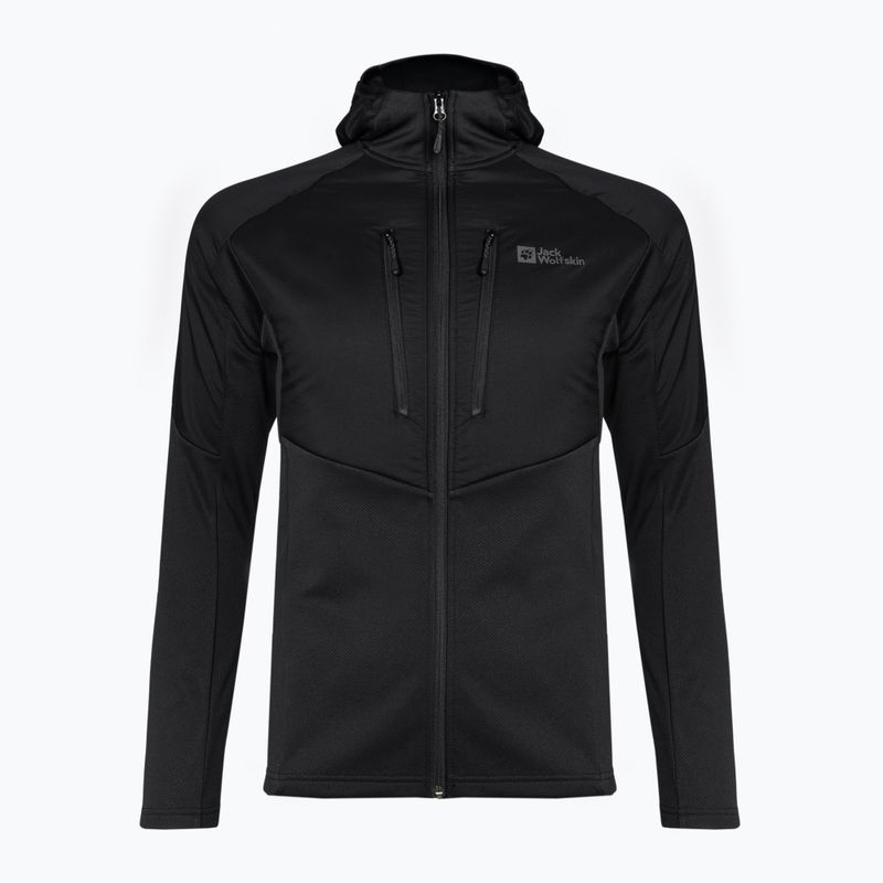 Herren Hybridjacke Jack Wolfskin Alpgrat Pro Ins Fz schwarz 5