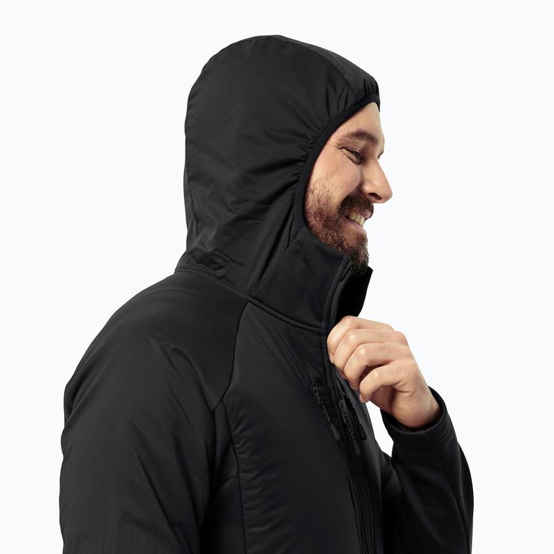 Herren Hybridjacke Jack Wolfskin Alpgrat Pro Ins Fz schwarz 4