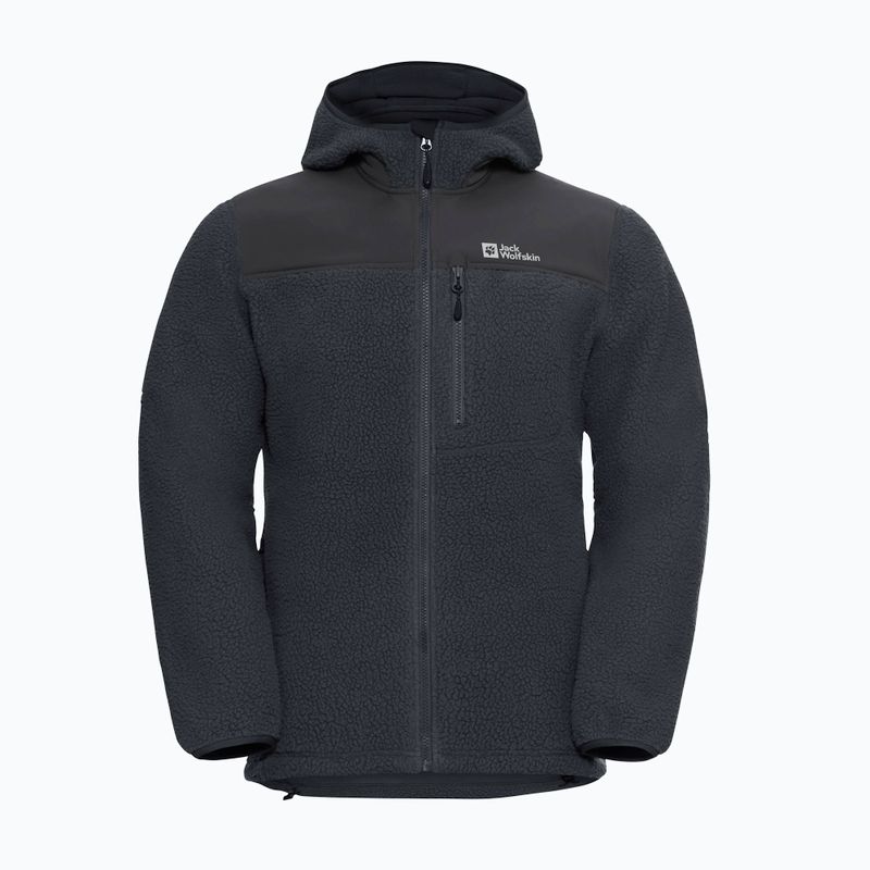 Jack Wolfskin Herren Kammweg Pile Fz phantom Fleece-Sweatshirt 9