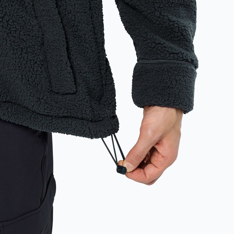 Herren Jack Wolfskin Felslicht Kapuzenfleece-Sweatshirt nachtblau 5