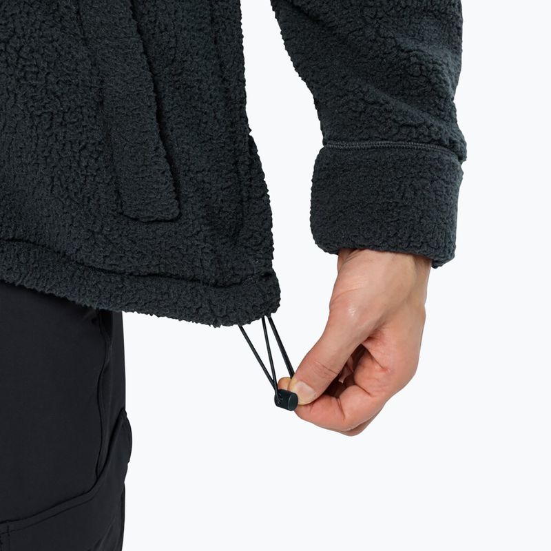 Herren Jack Wolfskin Felslicht Kapuzenfleece-Sweatshirt nachtblau 6